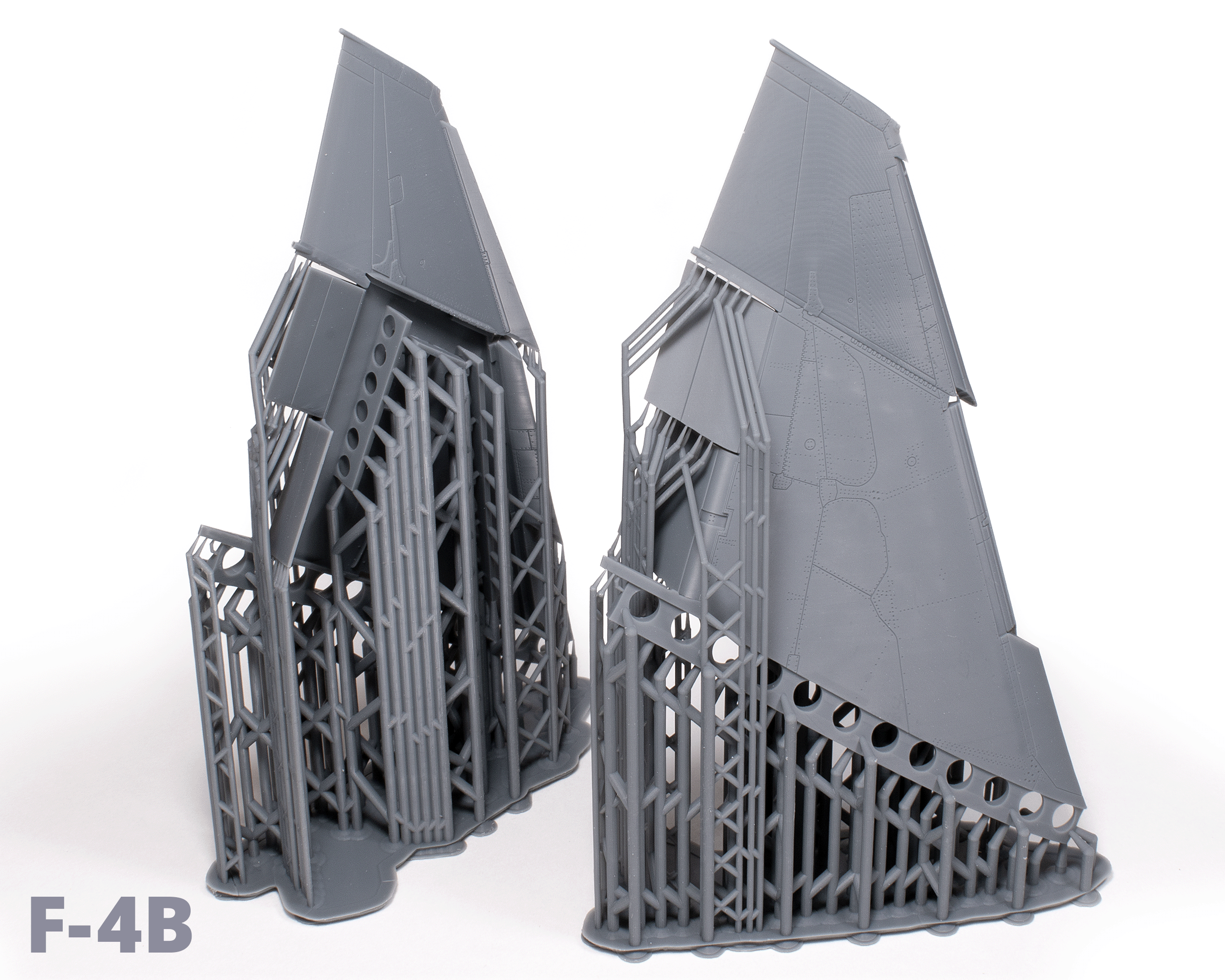 1/72 F-4 Wings with Leading and Trailing Edges lowered